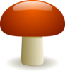 Orange Mushroom Clip Art